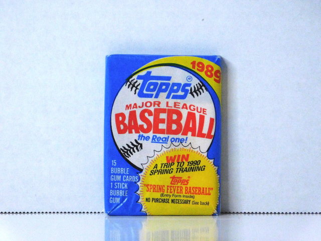 Topps 1989 Sealed Wax Pack (2 Packs)